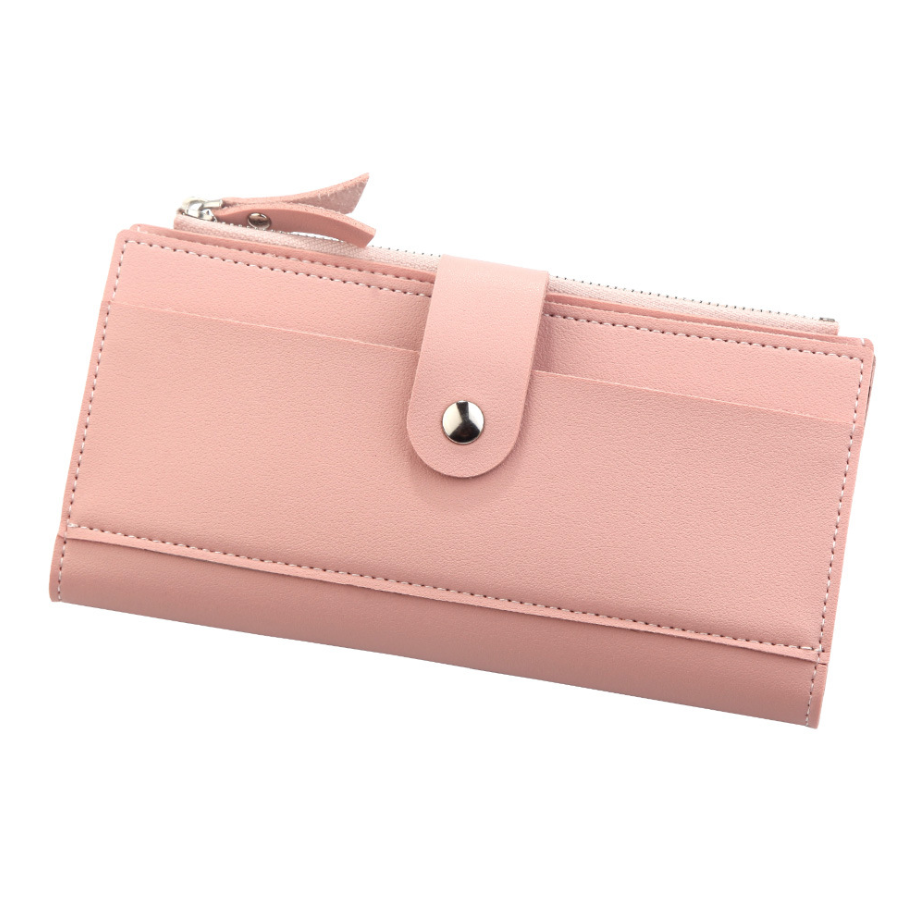 Dreifach gefaltete Clutch-Geldbörse in 6 Farben