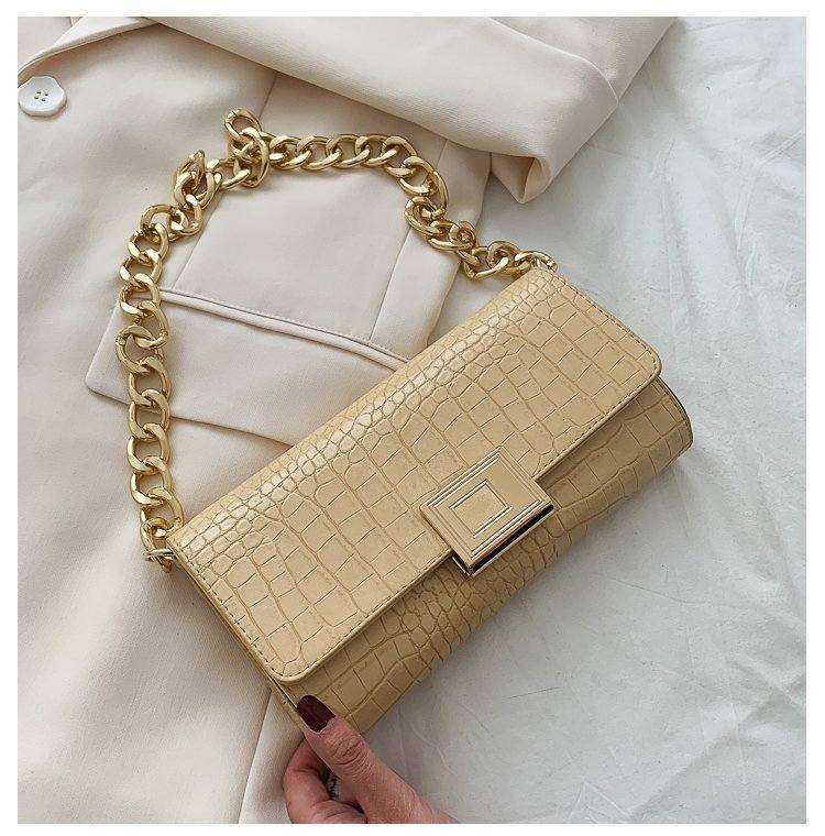 Small Shoulder Bag with Chain Strap