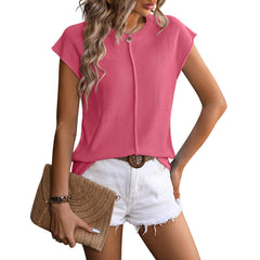 Knit Short Sleeve Top