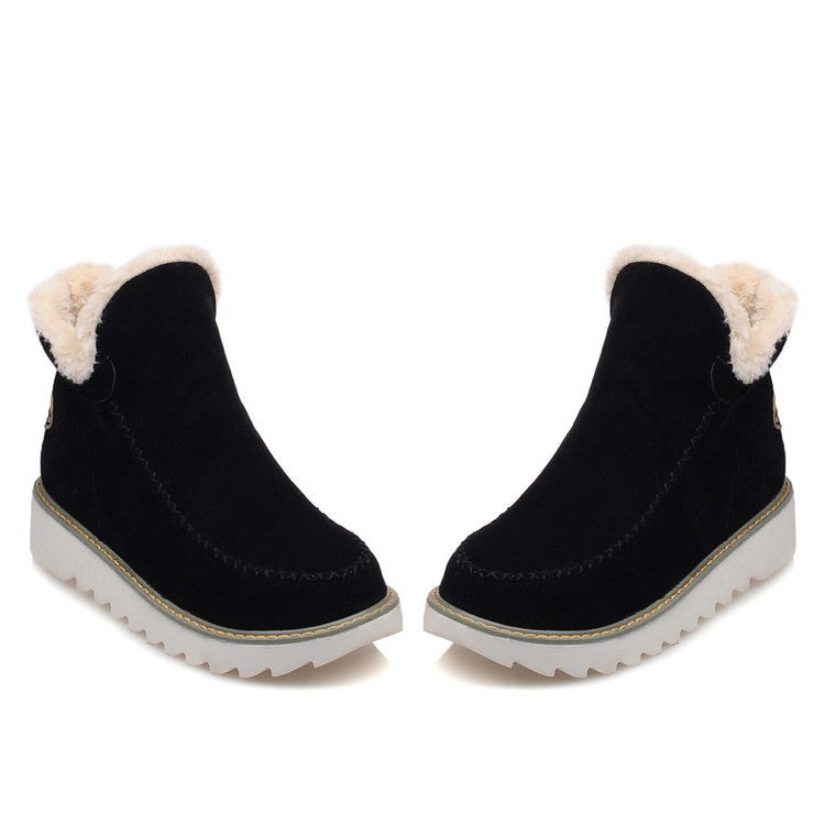 Short Plush Boots in 3 Colors