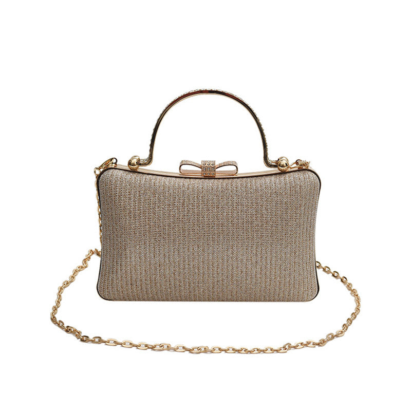 Elegant Hand Bag with Chain Shoulder Strap