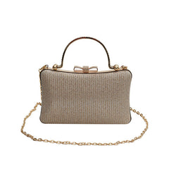 Elegant Hand Bag with Chain Shoulder Strap