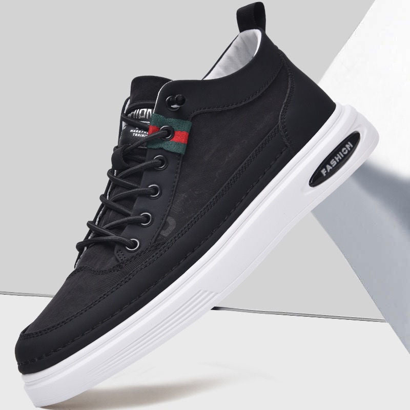Men's Solid Color Canvas Sneakers