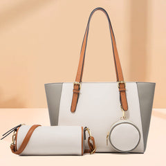 Ensemble de trois sacs à bandoulière colorblock