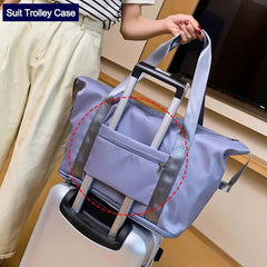 Large Capacity Waterproof Foldable Travel Bag in 8 Colors
