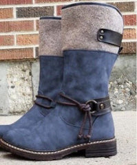 Suede Mid-Calf Snow Boots in 5 Colors