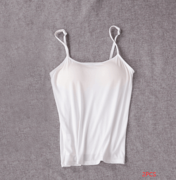 Haut caraco en modal à bretelles réglables, 8 couleurs, S-XXL