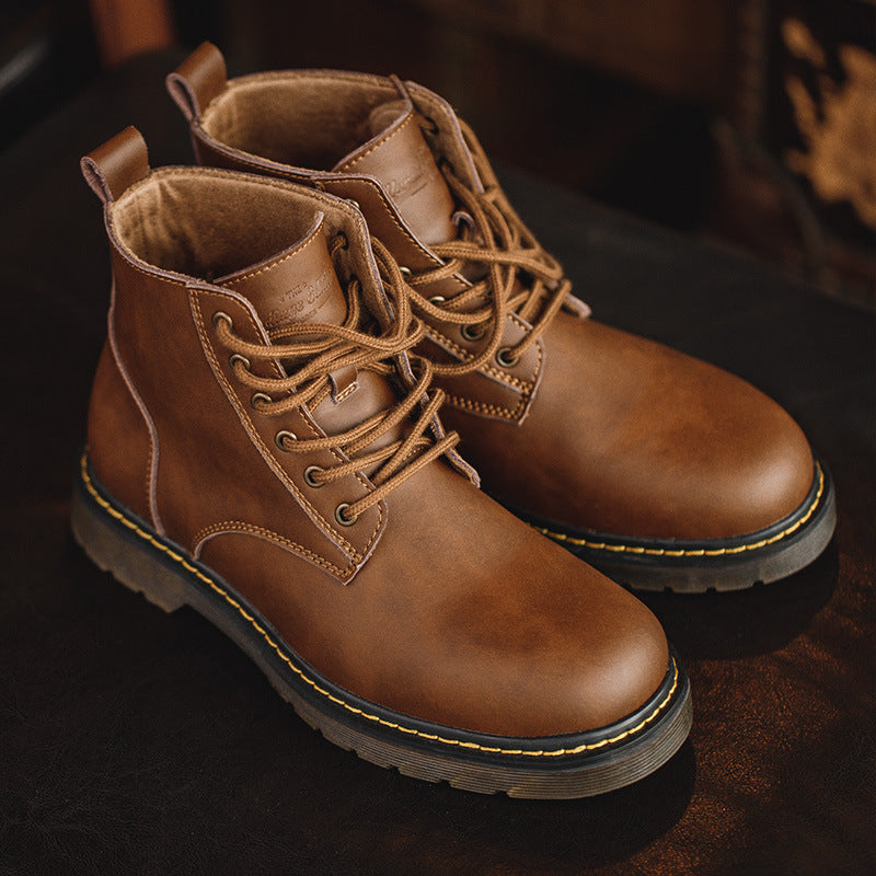 Men's Leather Doc Marten Boots