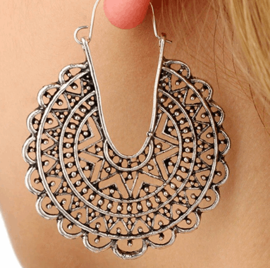 Boucles d'oreilles ethniques bohèmes en 6 styles