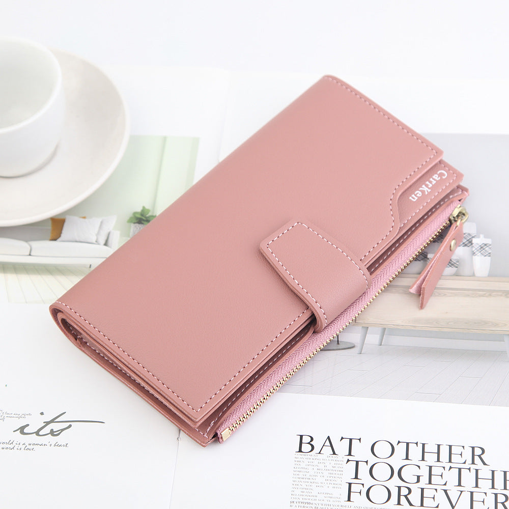 Wallet with Zipper in 6 Colors