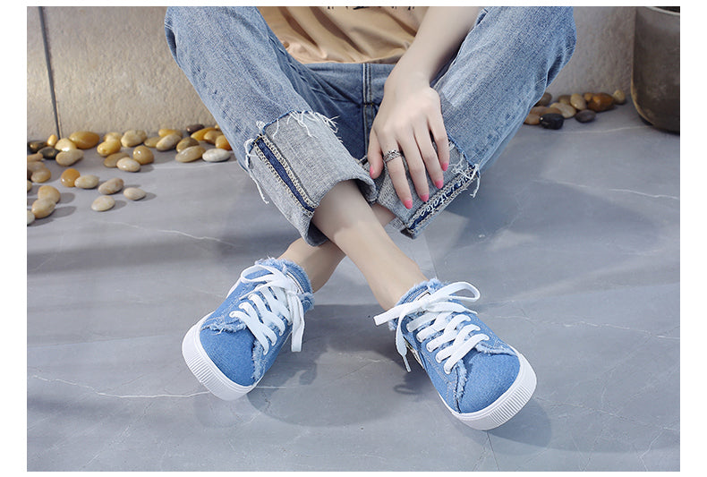 Slide Canvas Sneakers in 3 Farben