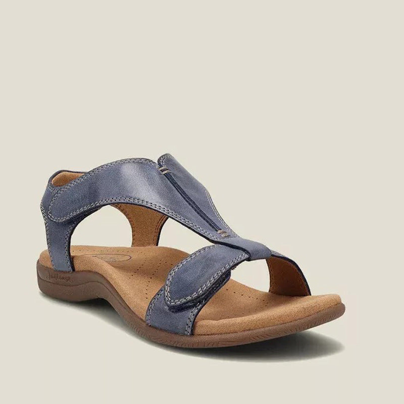 Roman Sandals with Velcro Strap and Arch Support