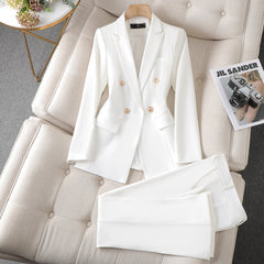Suit Jacket with Bell-Bottom Pants Business Suit in 3 Colors S-4XL