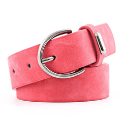 Ceinture à boucle en 6 couleurs