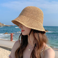 Straw Bucket Hat in 9 Colors