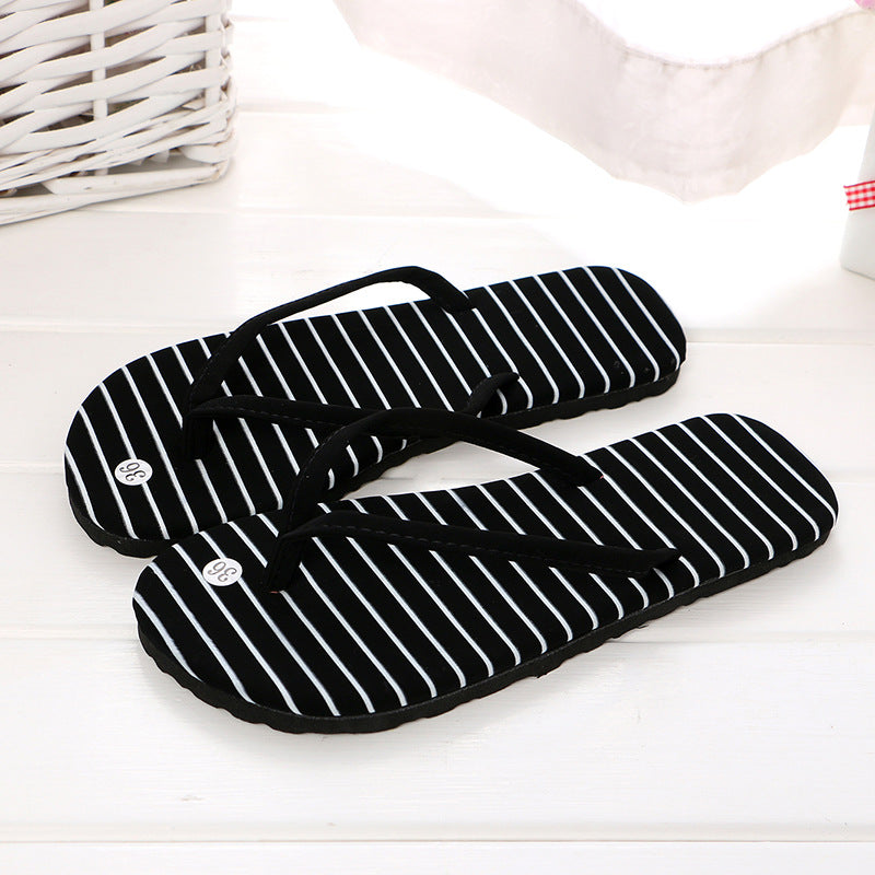 Flat Heel Non-Slip Flip-Flops in 4 Colors
