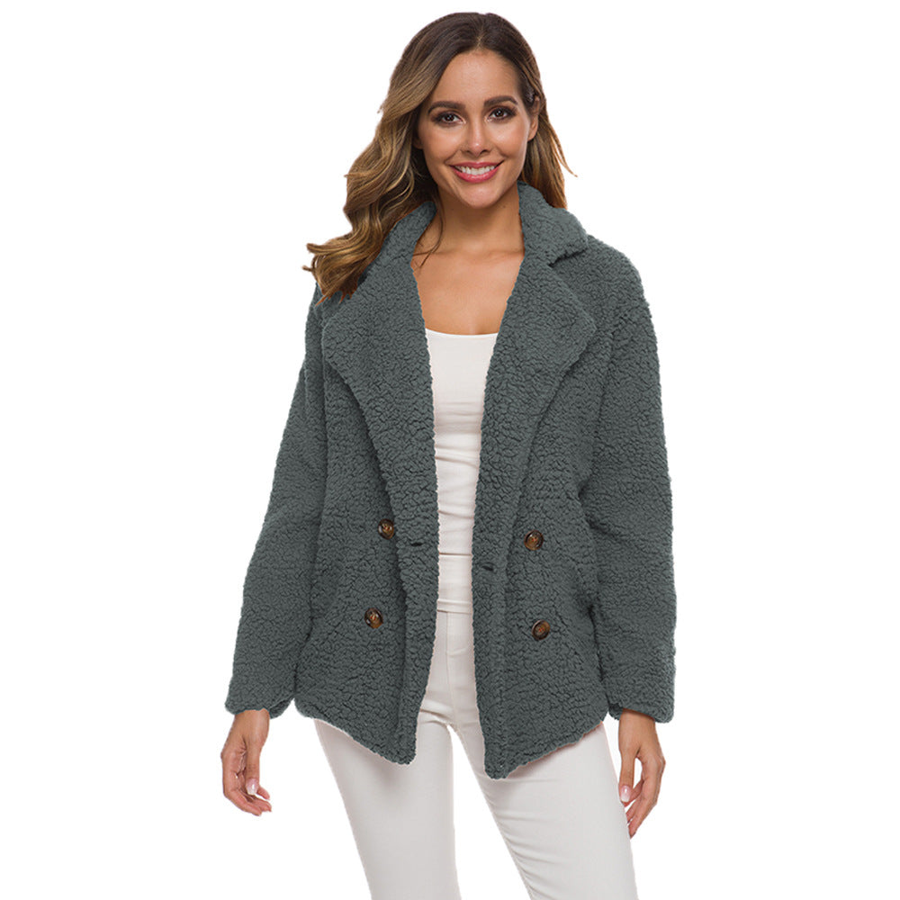 Fleece Sweater Jacket in 12 Colors S-5XL