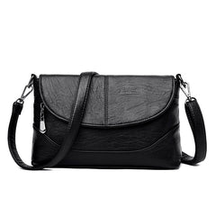 Crossbody Shoulder Bag with Zipper in 4 Colors