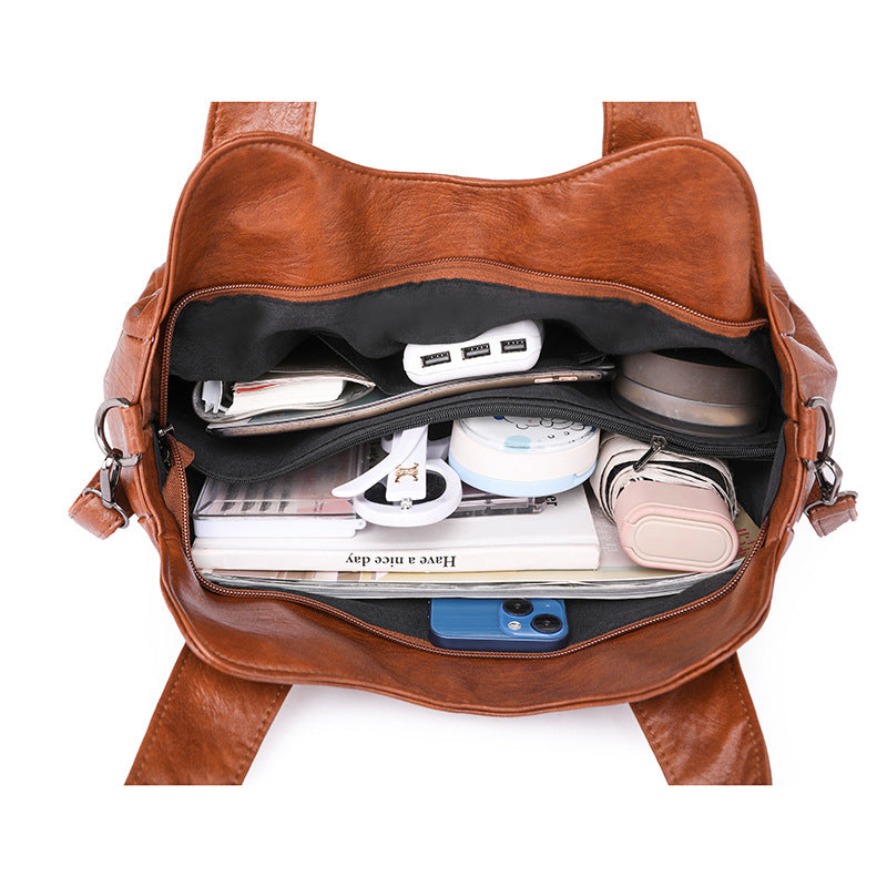 Large Capacity Crossbody Bag with Removeable Strap
