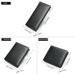 Men's Black Leather Wallet