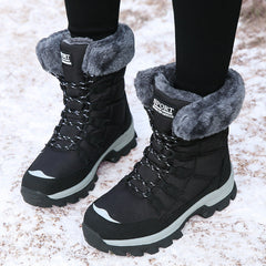Plush Waterproof Snow Boots in 2 Colors