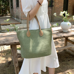 Woven Beach Bag Tote in 4 Colors