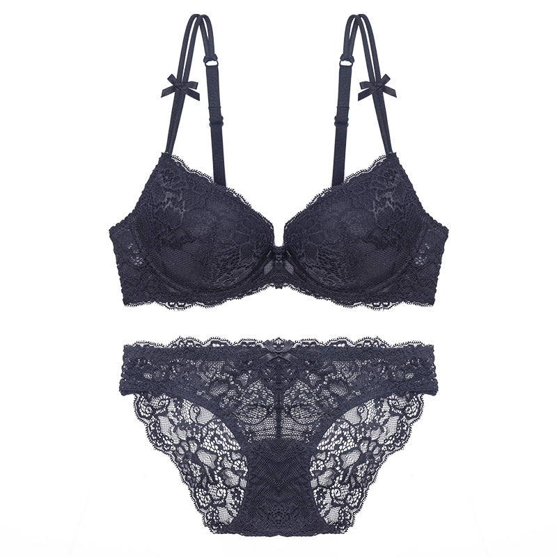 Lace Bra and Panty Set in 3 Colors