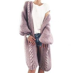 Knit Cardigan Coat in 5 Colors S-3XL