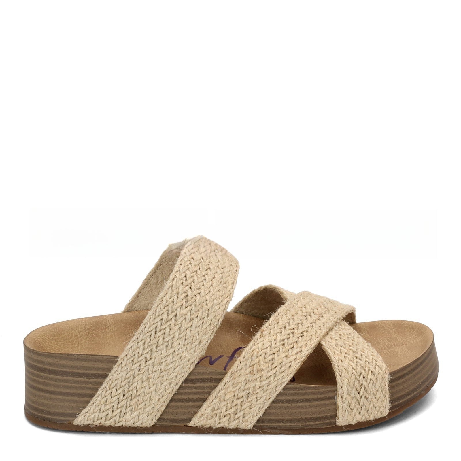Cross Woven Strap Platform Sandals in 3 Colors