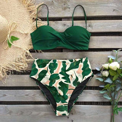 High Waist Printed Bikini in 15 Patterns S-XL
