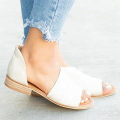 Open Toe Closed Heel Sandals