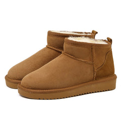 Sheepskin Fur-Lined Snow Boots