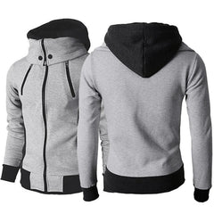 Herren-Sweatshirtjacke mit Reißverschluss und Kapuze in 4 Farben S-XXXL 