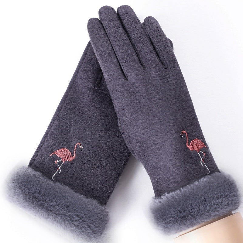 Fleece-Lined Touch Screen Gloves