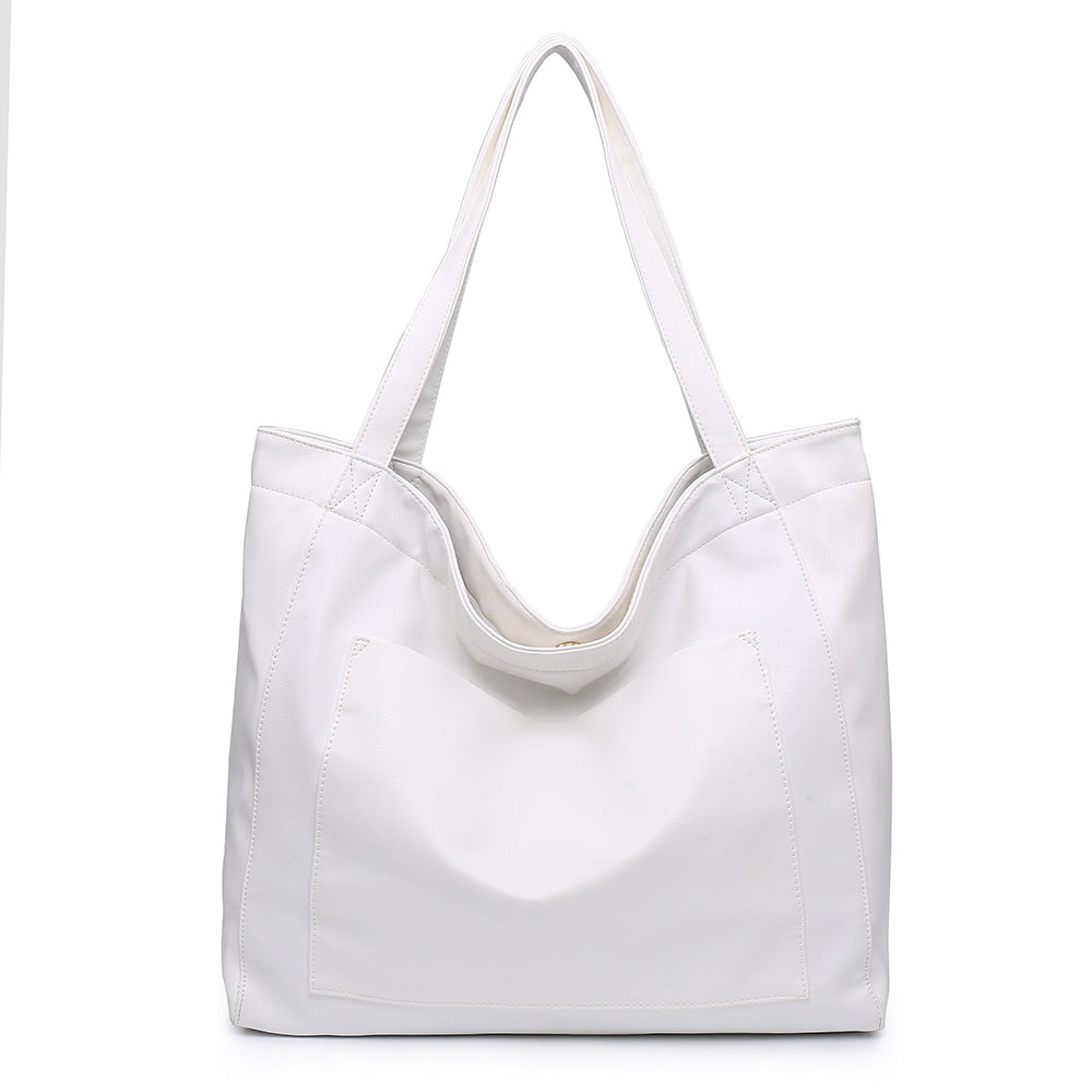Large Capacity Tote Shoulder Bag in 4 Colors