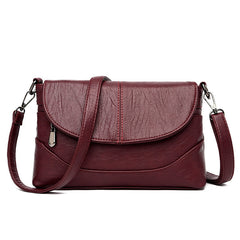 Crossbody Shoulder Bag with Zipper in 4 Colors