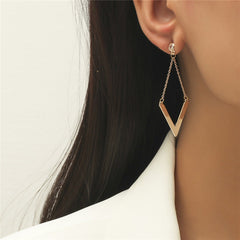 Boucles d'oreilles longues et élégantes en 4 couleurs