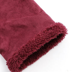 Plush Hooded Coat with Pockets in 2 Colors M-5XL