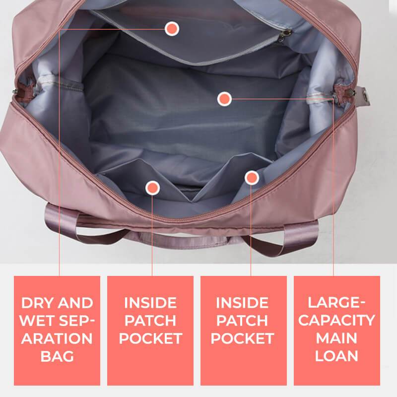 Large Capacity Waterproof Foldable Travel Bag in 8 Colors
