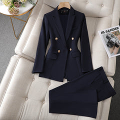 Suit Jacket with Bell-Bottom Pants Business Suit in 3 Colors S-4XL