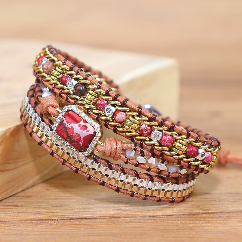 Multi-Layer Woven Bohemian Bracelet in 2 Colors