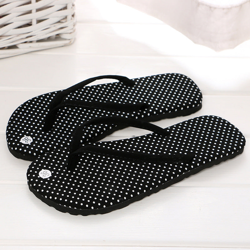 Flat Heel Non-Slip Flip-Flops in 4 Colors