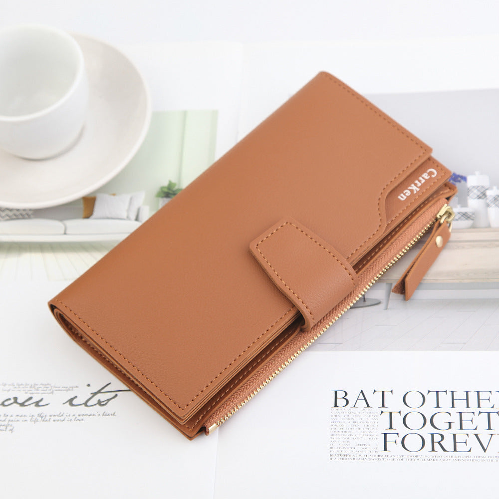 Wallet with Zipper in 6 Colors