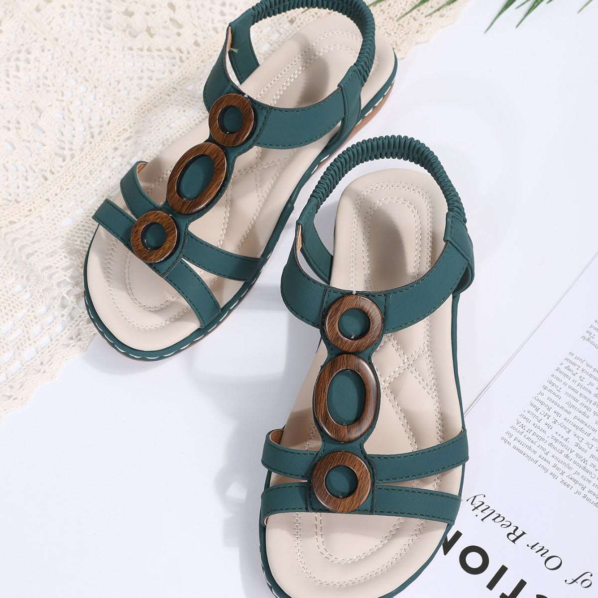Bohemian Sandals with Ankle Strap