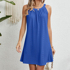 Halter Neck Sleeveless Beach Dress