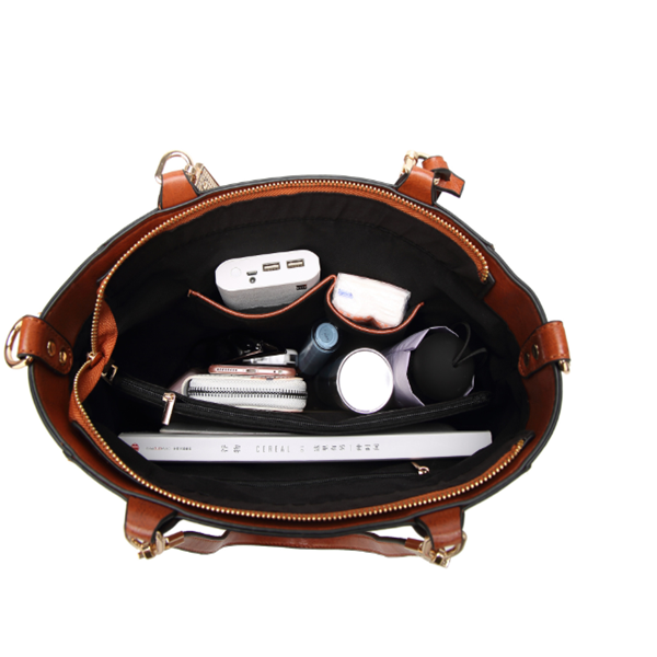 Messenger Bag with Zipper in 4 Colors