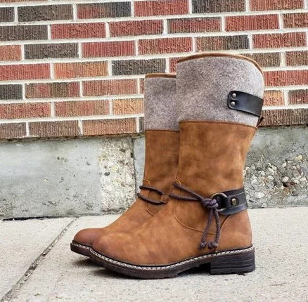 Suede Mid-Calf Snow Boots in 5 Colors