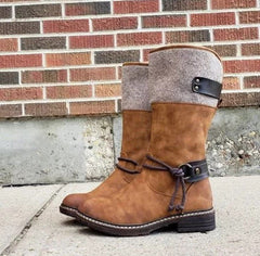 Suede Mid-Calf Snow Boots in 5 Colors