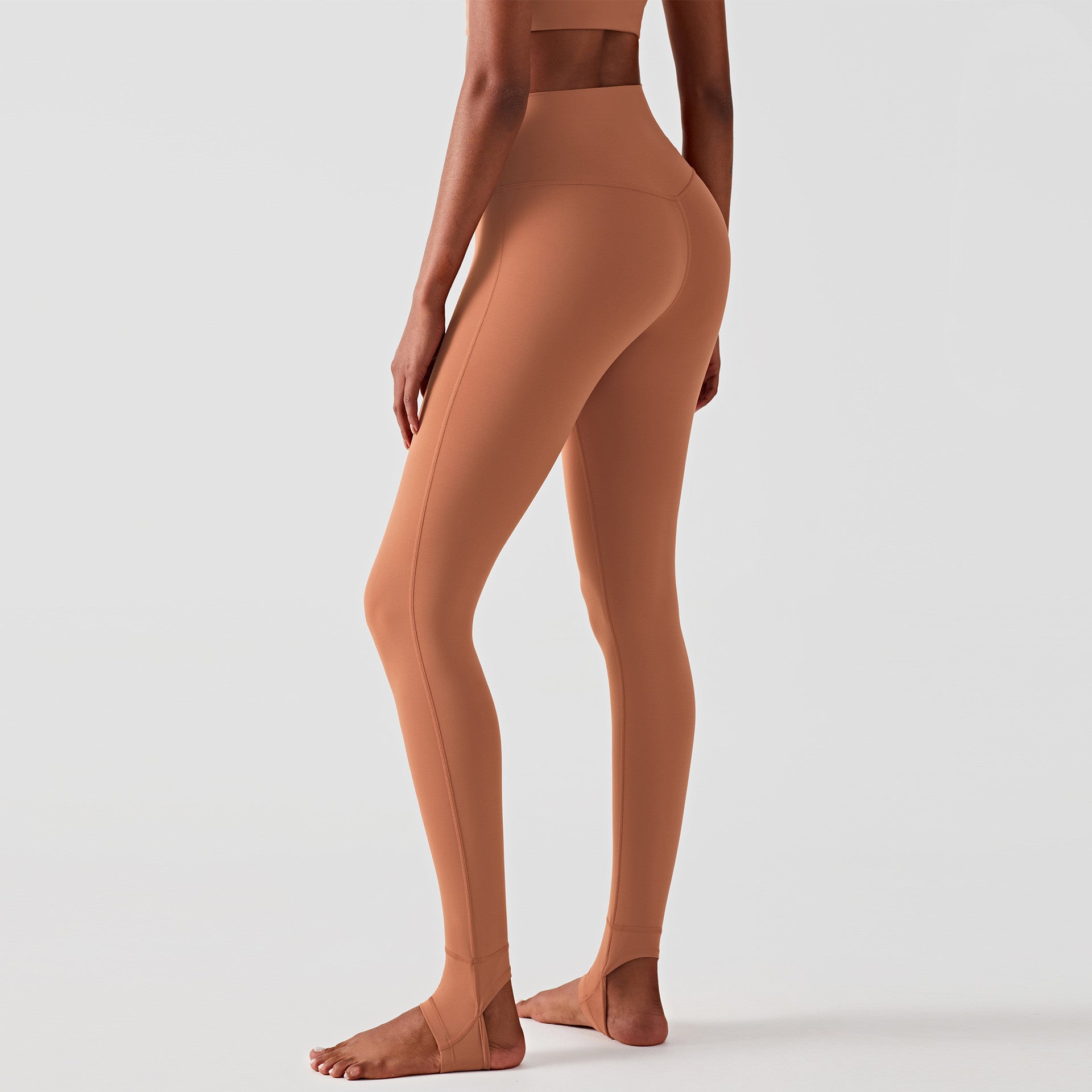 High Waist Workout Leggings with Foot Strap