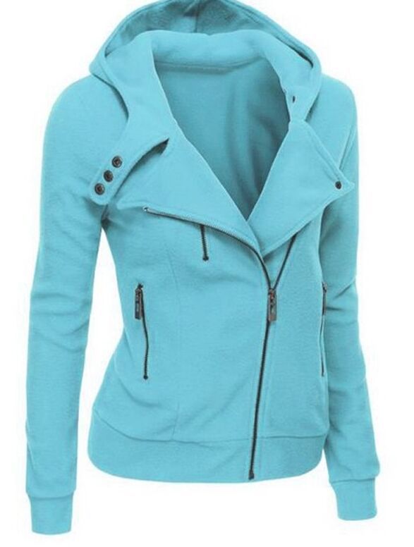 Hooded Sweatshirt with Pockets in 12 Colors XS-3XL